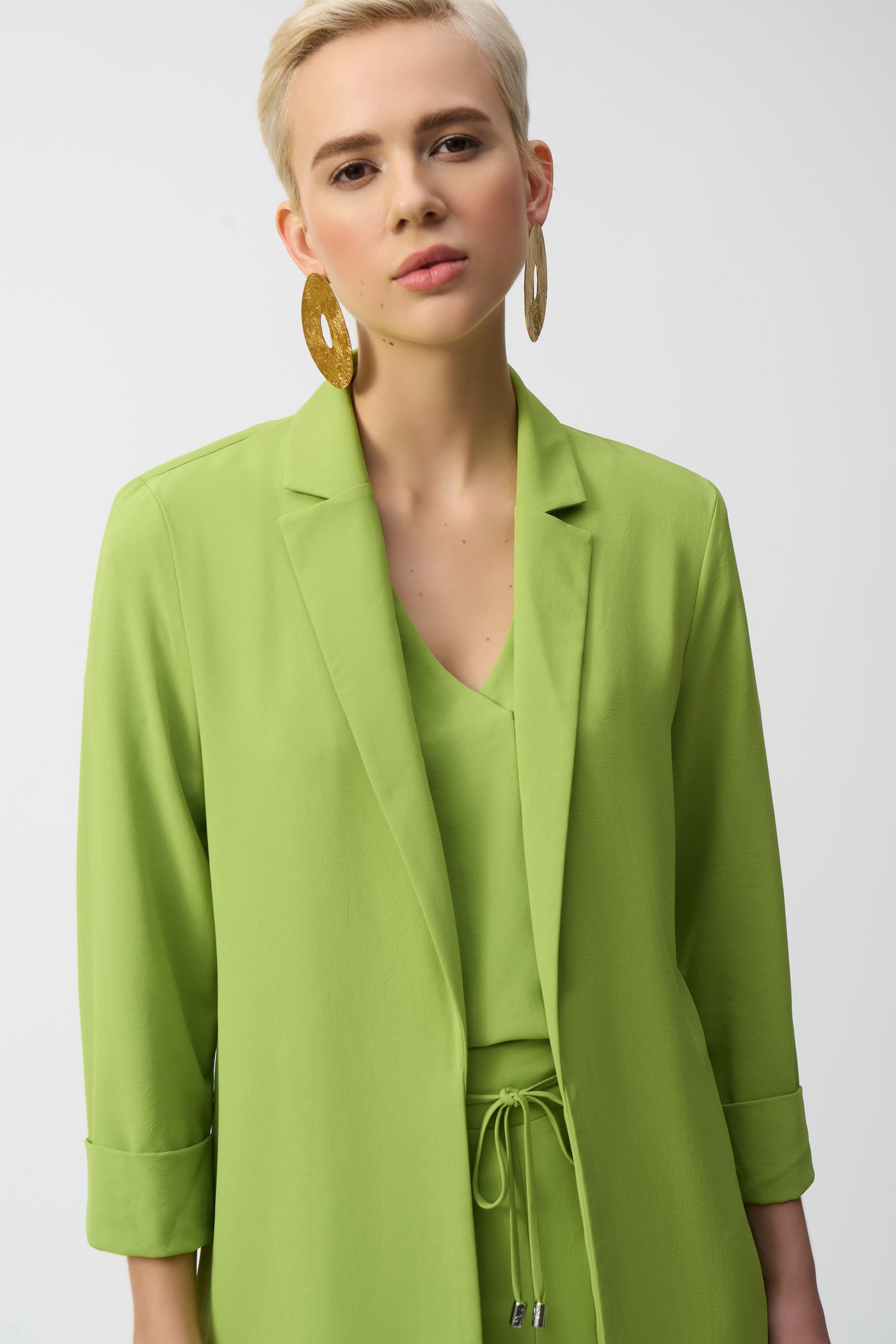 Flowy Long Notched Blazer Joseph Ribkoff