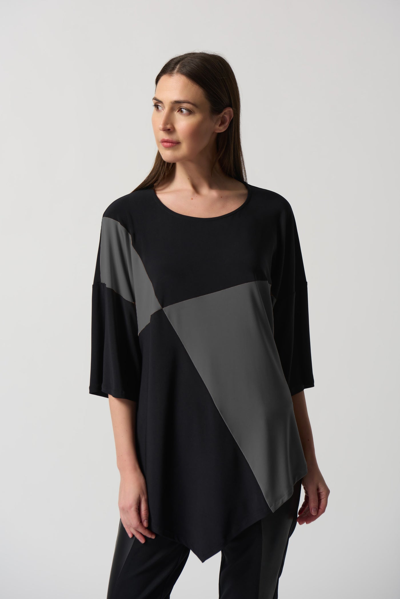 Joseph Ribkoff Colour-Block Tunic 