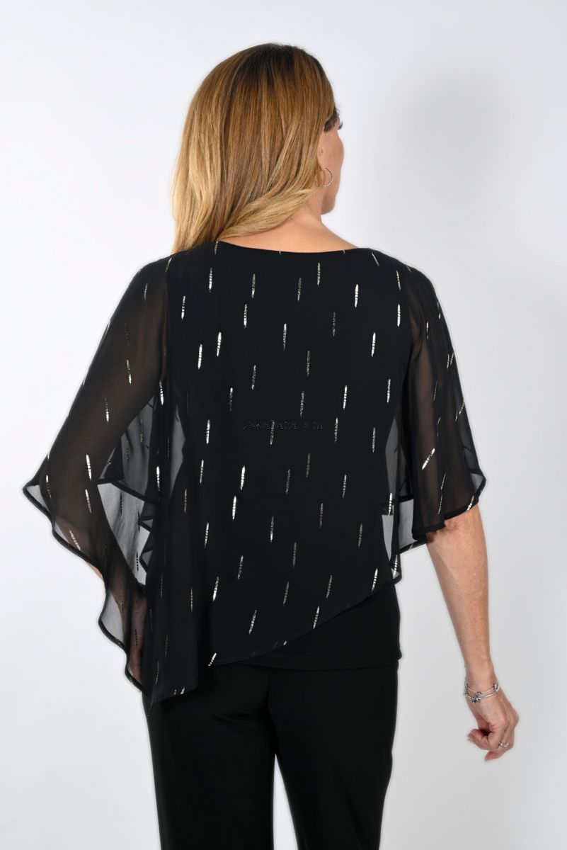 Frank Lyman Embellished Motif Top 