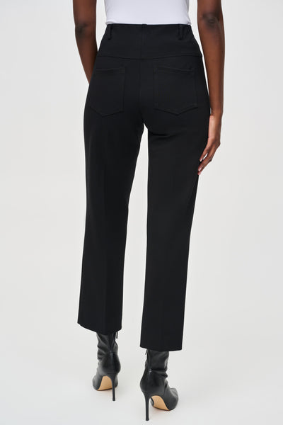 Heavy Knit Straight Pull-On Pants Joseph Ribkoff