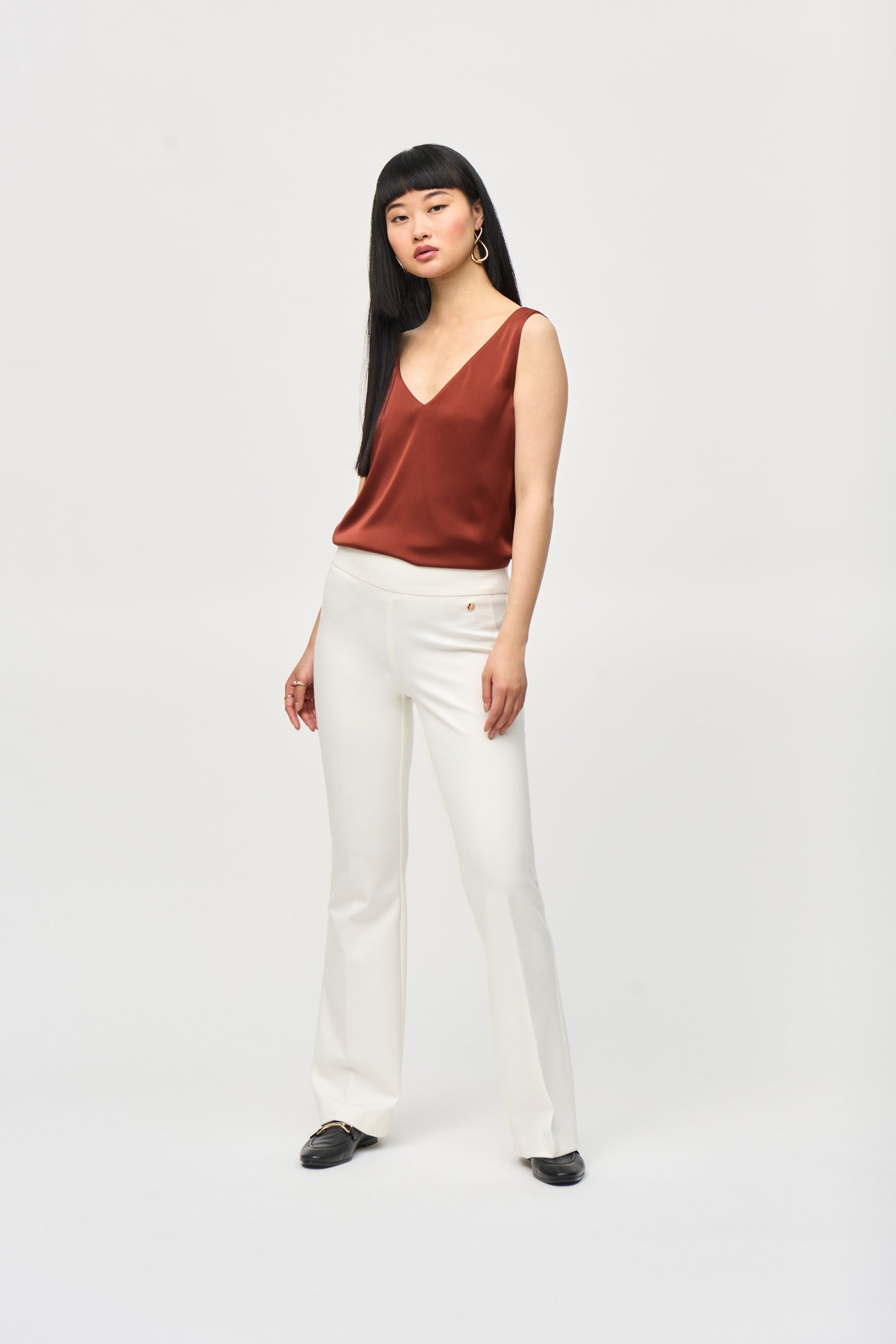 Satin Straight Sleeveless Top Joseph Ribkoff