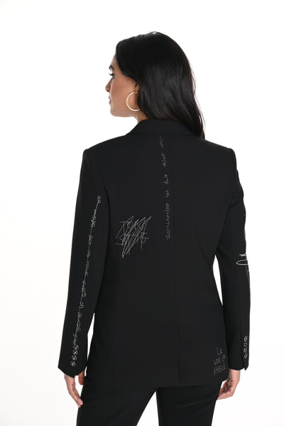 Graffiti Style Blazer Frank Lyman