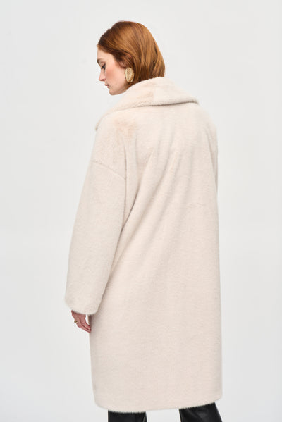 Faux Fur Straight Coat Joseph Ribkoff