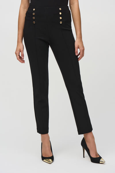 Silky Knit Slim Fit Pull-On Pants Joseph Ribkoff