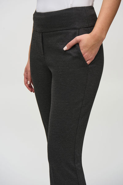 Heavy Knit Flared Pull-On Pants Joseph Ribkoff