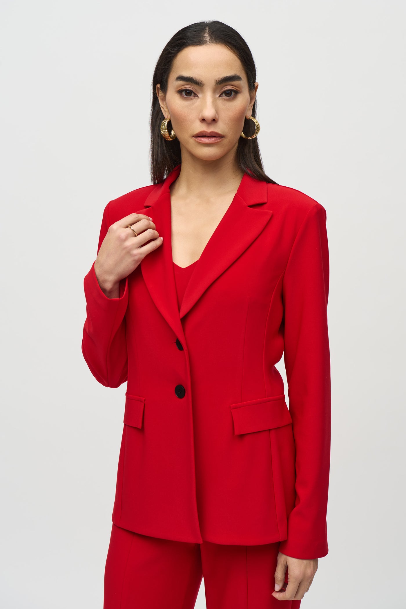 Silky Knit Fitted Blazer Joseph Ribkoff