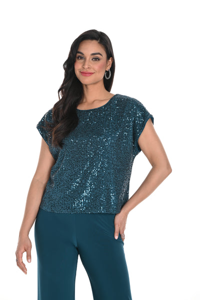 Shimmering Sequins Top Frank Lyman