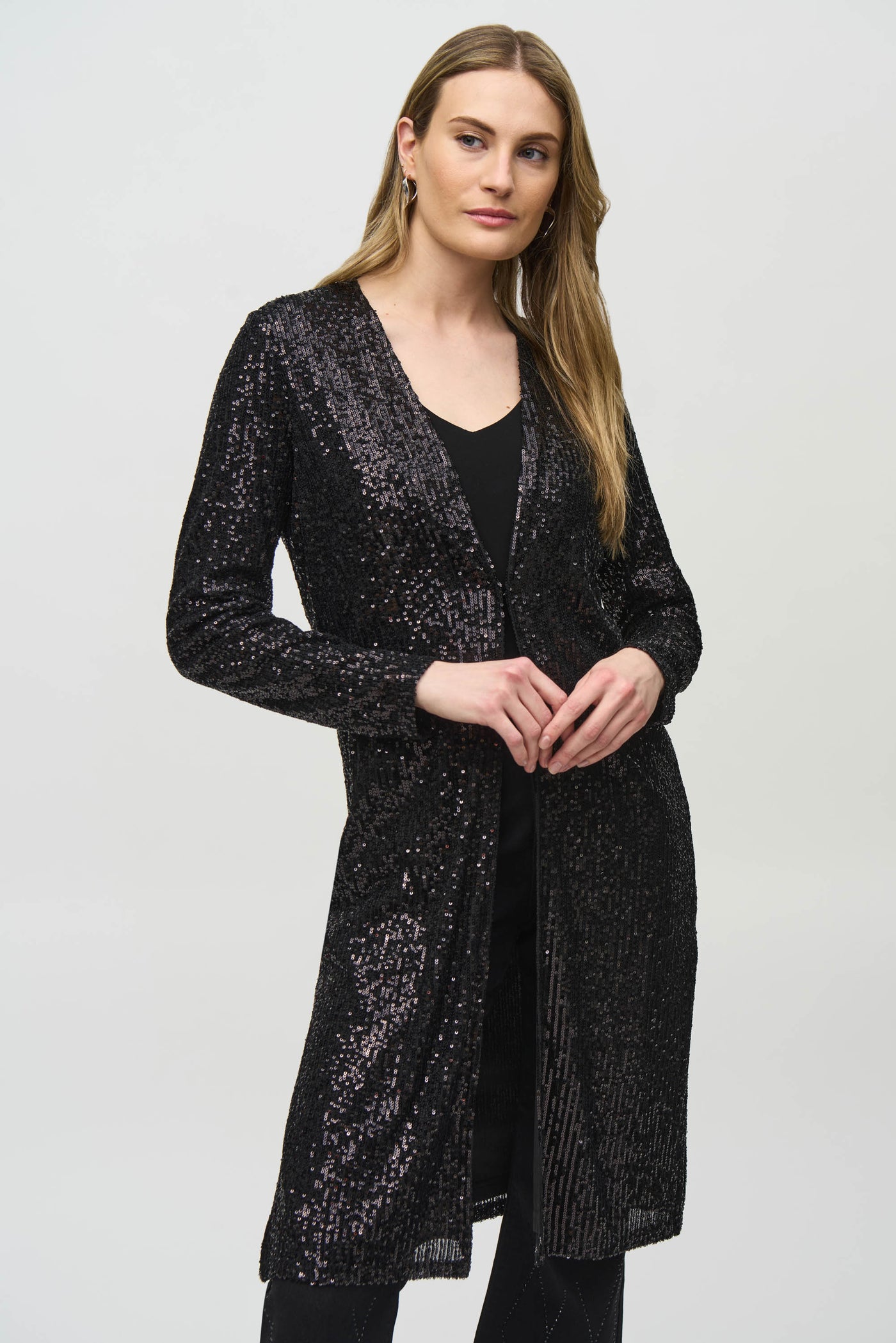 Sequined Knit Cover-Up Joseph Ribkoff