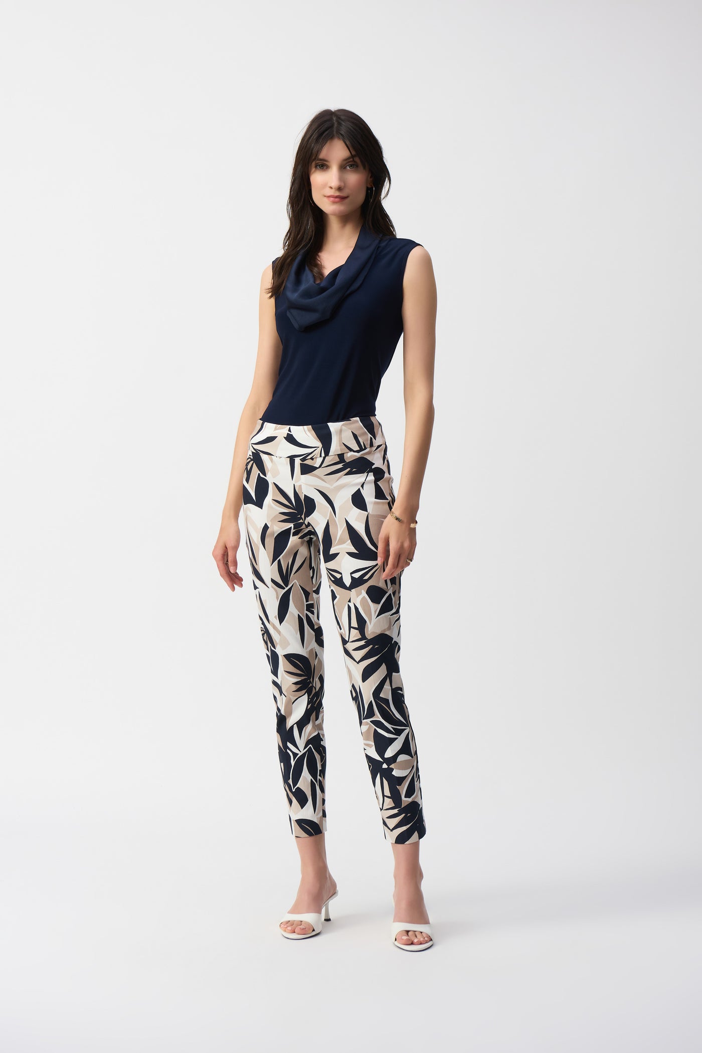 Millennium Tropical Print Slim Fit Pants Joseph Ribkoff