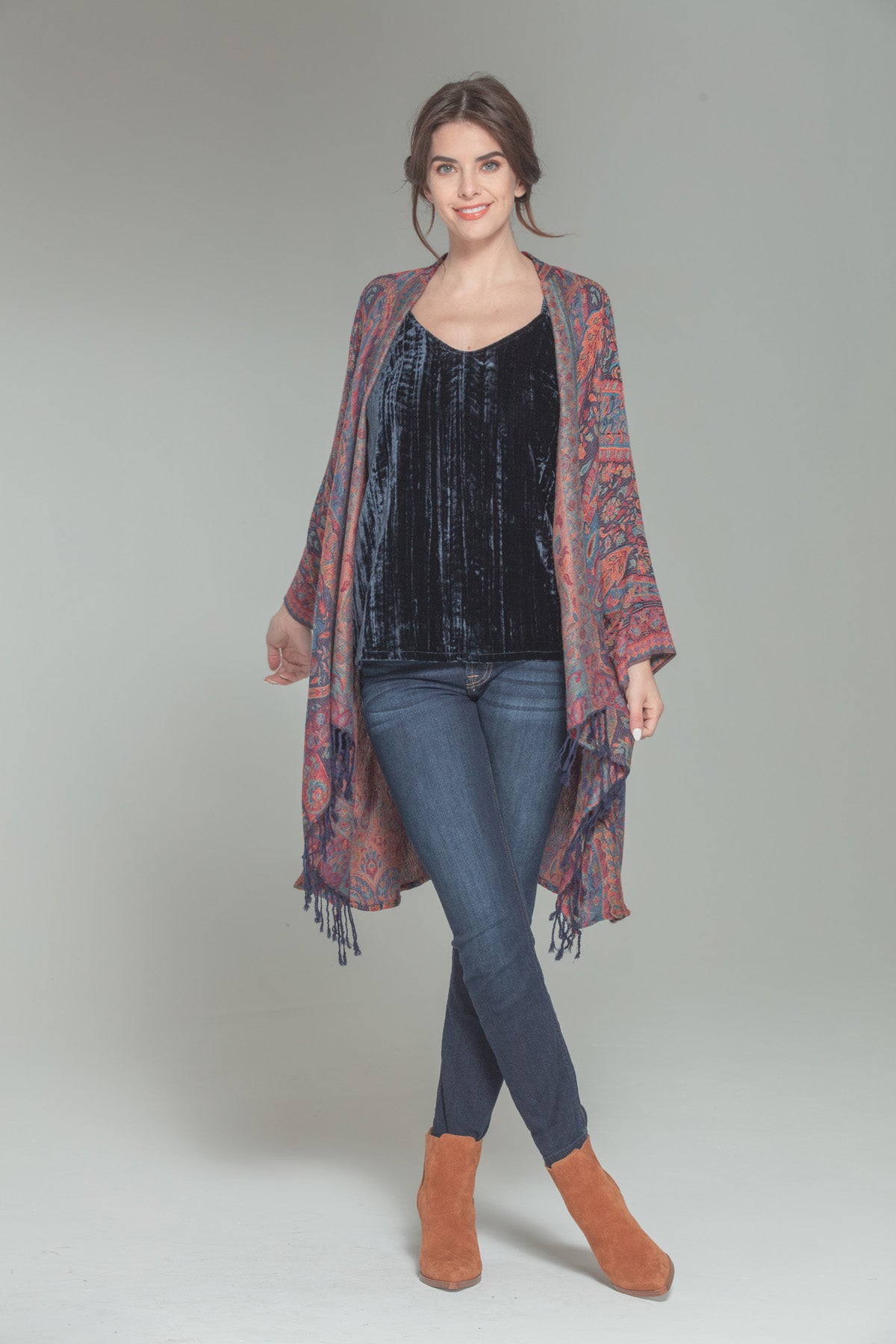 Paparazzi by Biz Kimono with Fringe 