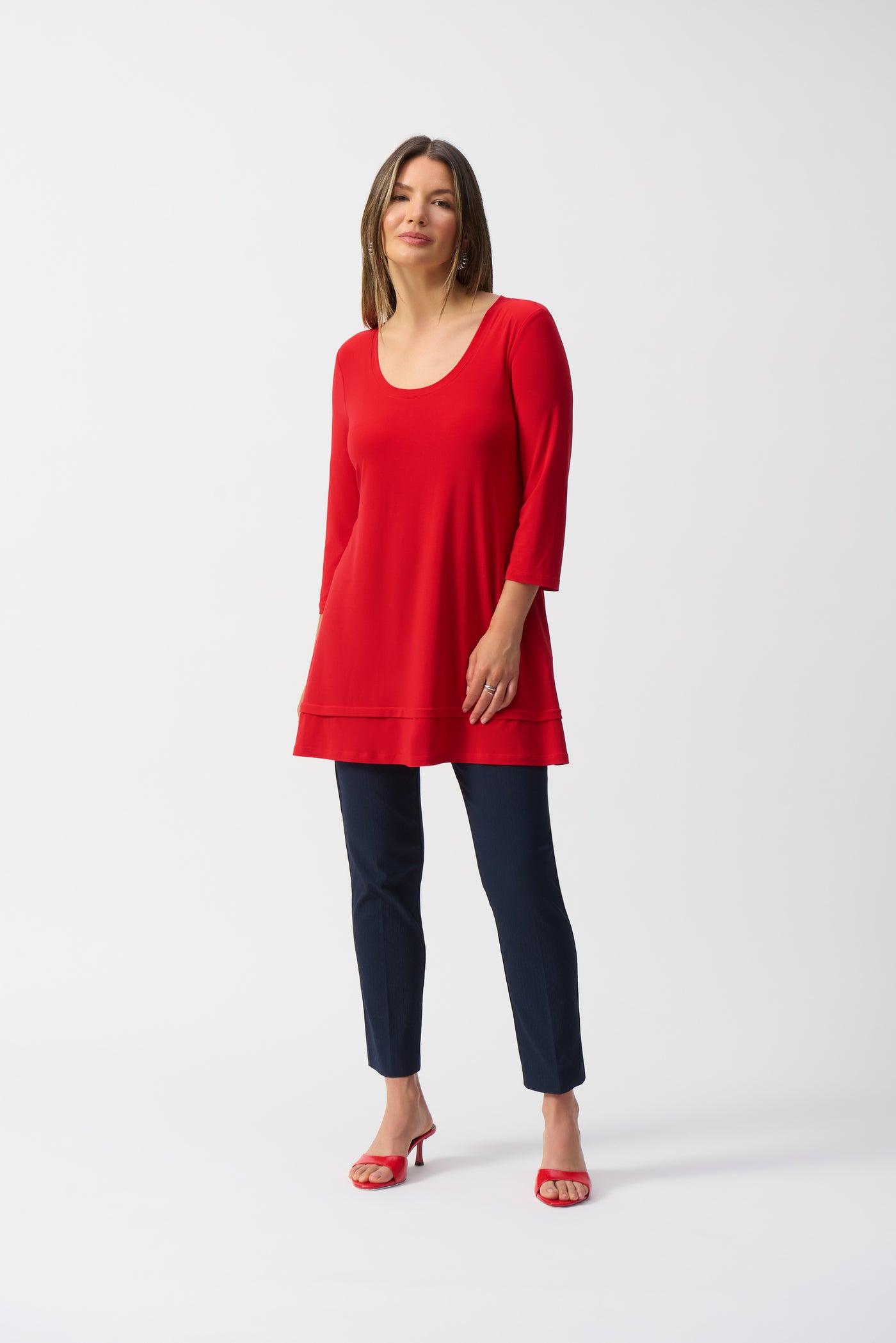 Silky Knit Flared Tunic Joseph Ribkoff