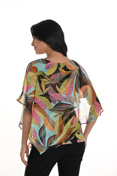 Flowy Floral Pullover Frank Lyman