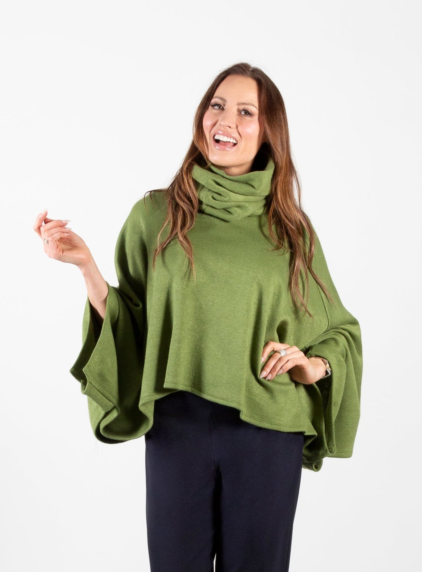 Poncho Set with Removable Cowlneck Pure Essence