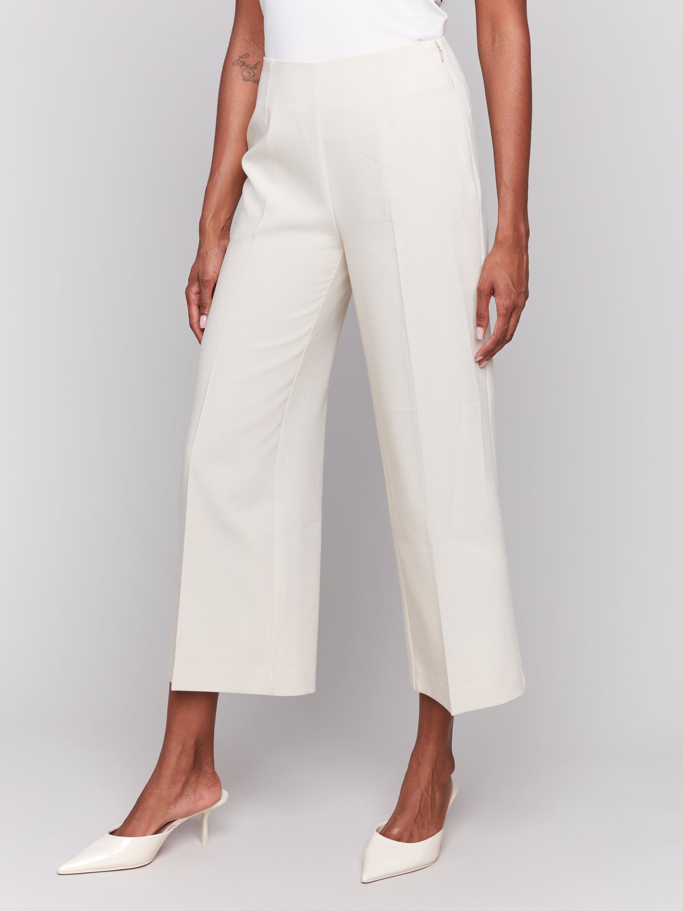 Cropped Wide Leg Pants Charlie B