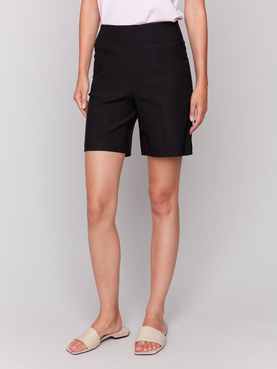 Pull-On Stretch Shorts Charlie B