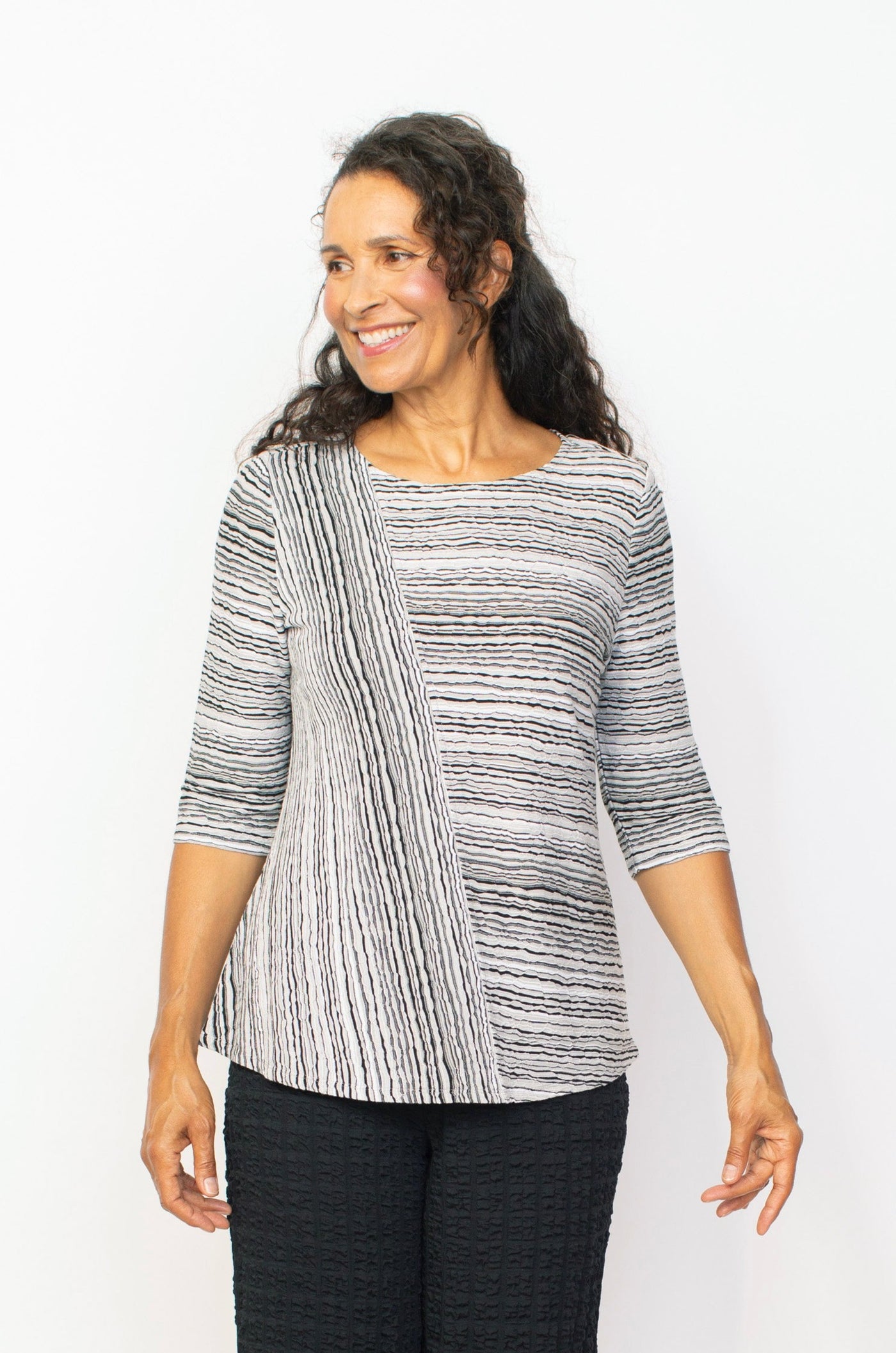 Habitat Mixed Elbow Boatneck Top 