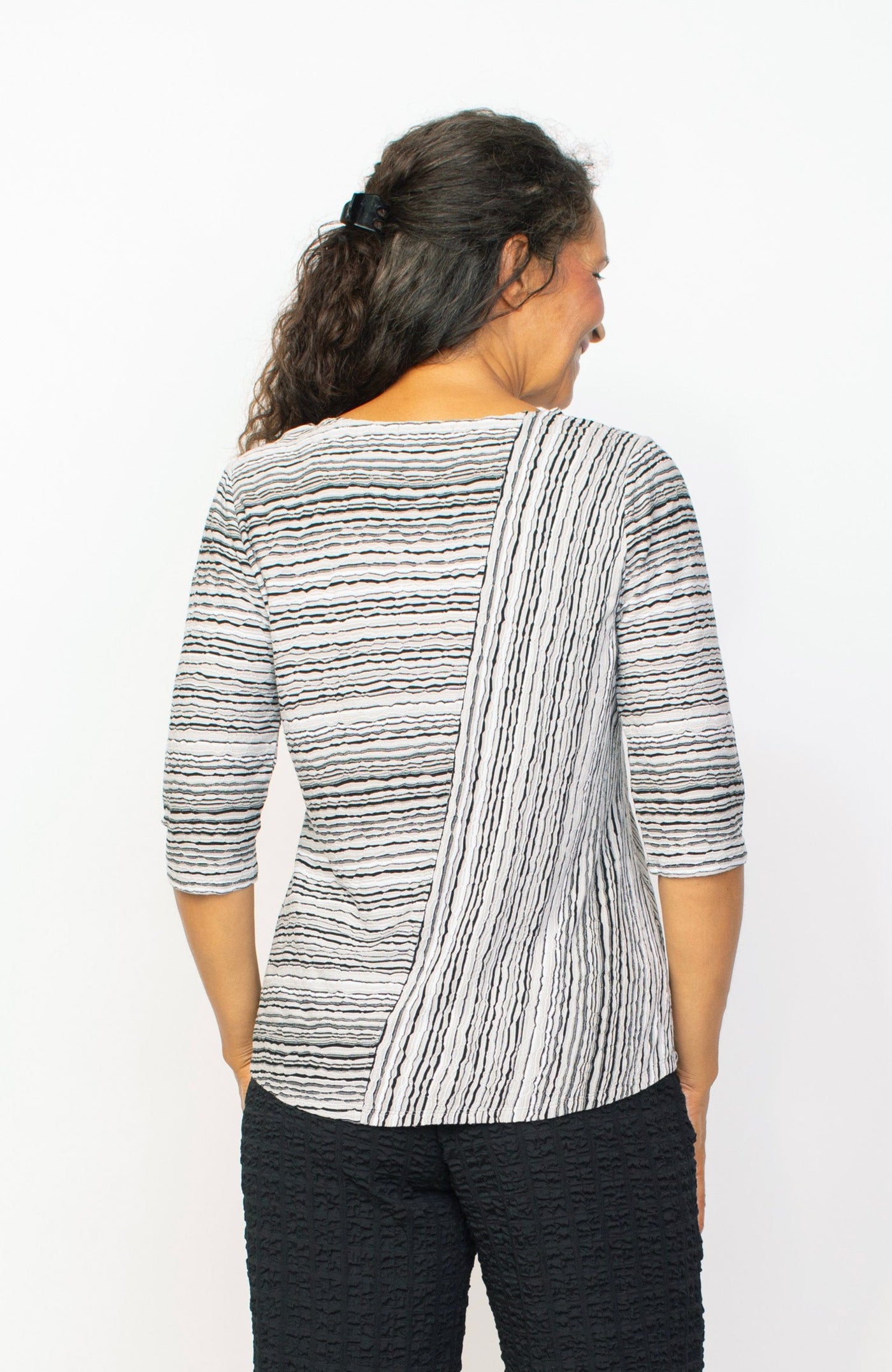 Habitat Mixed Elbow Boatneck Top 