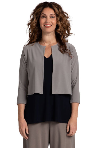 Classic Bolero Cardigan, 3/4 Sleeve Sympli