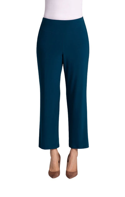 Straight Leg Ankle Pant with Yoke Waistband Sympli