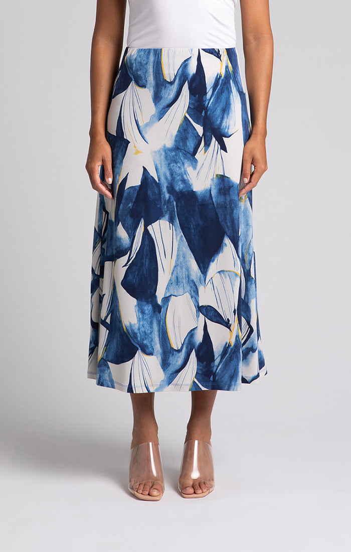 Sympli Print A-Line Skirt 