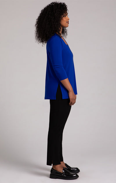 Square Neck Top, 3/4 Sleeve Sympli