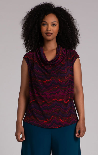 Draped Cowl Top Sympli