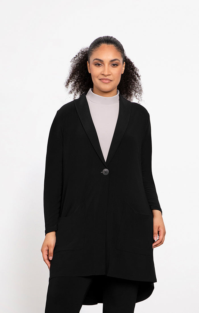 Black shawl cardigan womens best sale